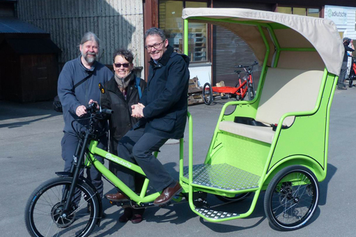 Reallabor für nachhaltige Mobilitätskultur - Die Bürger-Rikscha – Gemeinsam in Bewegung