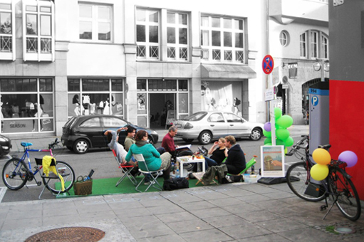 Reallabor für nachhaltige Mobilitätskultur - Park(ing) Day Stuttgart